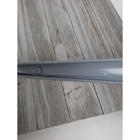 King Kraft #1 Country Blue Nylon Plastic Slotted Spoon 11" Vintage - Picture 7 of 7